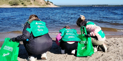 Limpieza del Lago Piedras Moras 2024