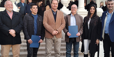 Firma Convenio Centro Comercial a cielo abierto